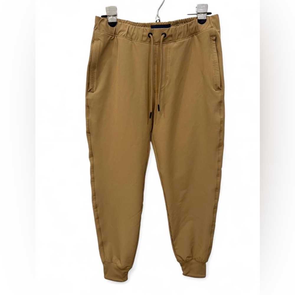 NWOT Abercrombie & Fitch‎ Khaki Joggers Small Drawstring Elastic Waist Pockets